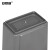 安赛瑞 塑料水桶 带盖手提垃圾桶 10L 厨余垃圾分类餐厨方桶 灰色 710047