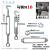 重型开体花兰铁镀锌玛钢花篮螺丝钢丝绳索拉伸缩器收松紧线调节钩 M16马钢