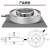 真泽安(0-500kg)JH-LFA1高精度轮辐式称重传感器环形拉压力中空螺栓测力