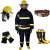 东安（DA） 3C认证消防服套装14款消防战斗服185#消防头盔消防手套消防腰带消防靴40码防护服五件套 定做