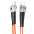 ST-ST多模双芯光纤跳线  3M5/10/20/25/50米尾纤62.5/125光钎线 多模双芯ST-ST 15m