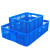 箱大王 Xlj-05 加厚蓝色塑料筐 快递水果蔬菜批发货筐 1米筐 外1030*680*540mm