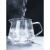 咖啡壶手冲咖啡滤杯滴漏壶玻璃分享壶套装过滤器带刻度冷萃杯美式 300钻石咖啡壶带木质滤托+滤杯