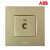 ABB 一位宽频电视插座 AU30144-PGPG N