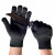 锐麻 防割手套5A级一根钢丝手套多用途防切割5级劳保手套防护黑色手套 黑色/防割手套5A级 L 