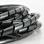 海斯迪克 PE塑料缠绕管 电线线束保护带 5米/卷*2卷 黑色 16MM H-88