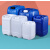 加厚废液化工桶20/25L公斤塑料桶方形桶分装水桶 B款-20L乳白色-1.2公斤带液位线