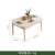 瑞文莱美式白色餐桌可伸缩折叠家用可变圆饭桌可变性实木餐桌椅组合 1.2米 单桌