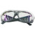 自动变光电焊面罩眼镜电焊防护面屏头戴式氩弧焊焊工帽烧焊接防护 透明眼镜【1副】