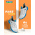 尤尼克斯（YONEX）YY羽毛球鞋男女运动鞋SHB-88D2EX不系鞋带防滑减震 青绿灰色SHB88D2EX 37