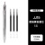 日本Tanosee塔诺塞限定透明撞色中性笔jj15斑马产速干刷题黑笔学生考试专用高颜值按动水笔0.5 【组合】灰色杆+3支JF笔芯