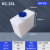 PE塑料方形水箱加厚密封蓄水大容量水桶加药桶 立式卧式方形水箱 KC100升小盖口配密封圈