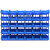 汉河HKCC04 零件盒组合式 塑料元件盒物料盒 配件盒 货架组合螺丝盒 蓝色 500*385*240mm
