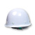 诺瑞斯安 安全帽工地透气款免费印字圆形防砸建筑工程防护工人头盔国标 白色
