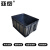 亚岳防静电周转箱电子元件物料盒黑色多规格方型PP塑料箱胶框 545*415*300mm