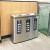 迪恩斯（DEANS）不锈钢垃圾桶室内分类垃圾桶大号商用三分类果皮箱商场公共场合高档垃圾箱 218E3