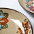 悠瓷（youcci） 中式陶瓷深盘加深个性家用菜盘圆形盘子创意中国风手绘餐具 8英寸圆盘-夏花