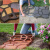 簌禧别墅花园设计施工简易地坪模具水泥混凝土鹅卵石地砖铺路模具定制