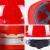 德威狮安全帽工地国标V型烤漆钢钉头盔玻璃钢透气工作帽子工程定制 v型玻璃钢透气款-按钮蓝色