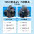 御舵日本防尘口罩TW02面罩防工业粉尘打磨灰煤矿工人口鼻子罩水泥 TW02SFU2K芯2只+200厚棉 均码