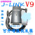 JLINK V9.4下载器STM32单片机V9仿真调试器 代替J-LINK V8保质1年 英文外壳 高配+转接板+7条线   V9