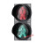 红绿灯交通信号灯警示灯道路光信号障碍灯机动车信号灯 300mm红人/绿人
