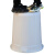 沸耐笙 FNS-28931 圆桶塑料加厚储存水桶 蓝色200L无盖装水约166斤 1只
