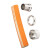 积优管业EPDM橙色橡胶软管 内径38mm带喉箍配 耐酸碱耐压 本品属于定制产品