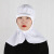工作帽子男女包头发帽白色发网厨师食堂防尘帽卫生网帽 粉色网帽 均码