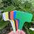 安赛瑞 T型加厚插地PP标签（500个）塑料园艺标签多肉植物标签插地记号牌绿植标牌 黄色 6×10cm 530308