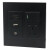 XSSITO黑色120型多功能开关面板插座HDMI高清3.5mm耳机音频USB数据插座 白色 具体配置联系客服