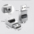 USB免焊接头金属壳 DIY-USB 2.0插头公头母连接器 转接线端子 金属款USB2.0免焊母头
