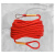 高空作业空调安装外机捆绑安全绳尼龙绳子耐磨电力工具吊绳保险绳 直径18毫米 5米 红色单钩圈
