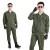 苏识 XJ038 工作服套装防烫 夏季款弹力军绿衬衣 165码
