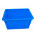 箱大王 Xlj-07 加厚大号塑料水箱 大容量洗澡水桶 蓝色储水箱 614水箱(无盖)