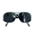 电焊面罩焊工面罩眼镜防护专用头戴式氩弧焊烧焊护脸防烤面具焊帽 1个黑色眼镜
