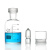 溶解氧瓶污水瓶透明棕色125 250 500 1000ml单双盖水质检测带水封 透明500ml【双盖】