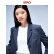 SPAO韩国同款2024年春季新款女士商务短款西服夹克外套SPJKE23W02 深灰色 S