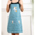 侧至柒定制厨房围裙韩版时尚卡通可爱围腰防油污工作广告logo定制印字 绿色