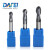 DAFEI50度2刃钨钢球刀硬质涂层CNC数控球型弧形R球刀合金铣刀R0.5*4*3*50