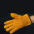氩弧焊专用手套 手套电焊手套软皮耐高温防烫耐磨专用薄短款夏季 黄色皮(1副) L