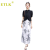 ETLK高端新中式国风套装裙女2024夏季新款复古修身改良开叉旗袍连衣裙 白色 XL 116-125斤