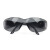 梅思安(MSA)防护眼镜 莱特-G 骑行护目镜 防风沙防尘防冲击 9913251 灰色镜片+眼镜盒
