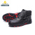 代尔塔 焊工劳保鞋无鞋带设计电焊用防砸耐热防刺穿耐高温 301355 黑色 36