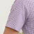 富绅衬衫男夏季薄款短袖休闲格子衬衣青年简约百搭尖领男衣服 紫色FMC11405-351 38