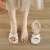 踏驰红蜻蜓凉鞋女外穿2023流行新款粗跟玛丽珍高跟时尚仙女风女夏气质 米白色 36