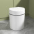 铸固 按压垃圾桶 轻奢ins风 高颜值大容量客厅厨房卫生间现代卧室垃圾桶 白色