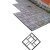 制作水泥砖模型 路面砖模型别墅庭院砖花园透水砖模 铺路模具 　 罗马古典43*43