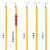 令克棒高压绝缘棒绝缘杆拉闸杆绝缘杆电工电力伸缩操作杆10千伏超 220KV 4节6米(防雨型送袋子