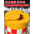 防撞桶筒圆柱形交通路障熟料吹塑滚塑注沙桶公路道路警示反光水马 吹塑全新料60*80(红白)